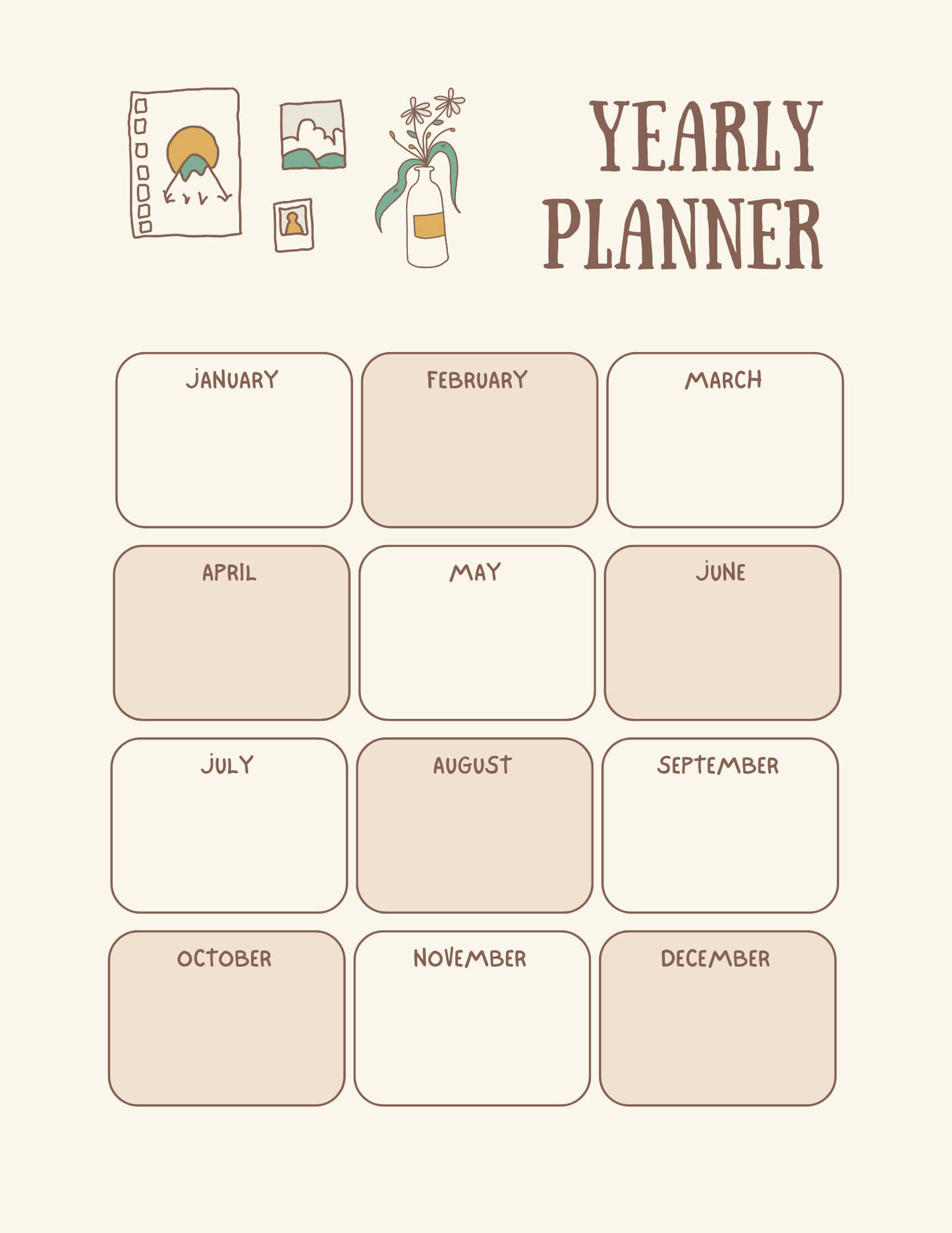 Daily Focus 2025 Digital Planner: Stay Organized Every Day