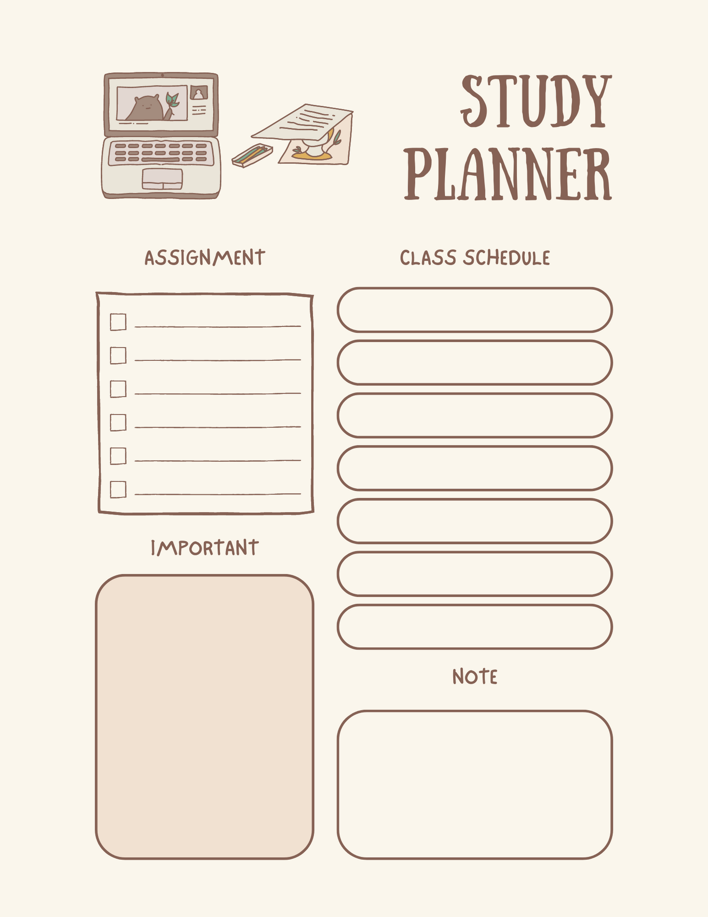 Daily Focus 2025 Digital Planner: Stay Organized Every Day
