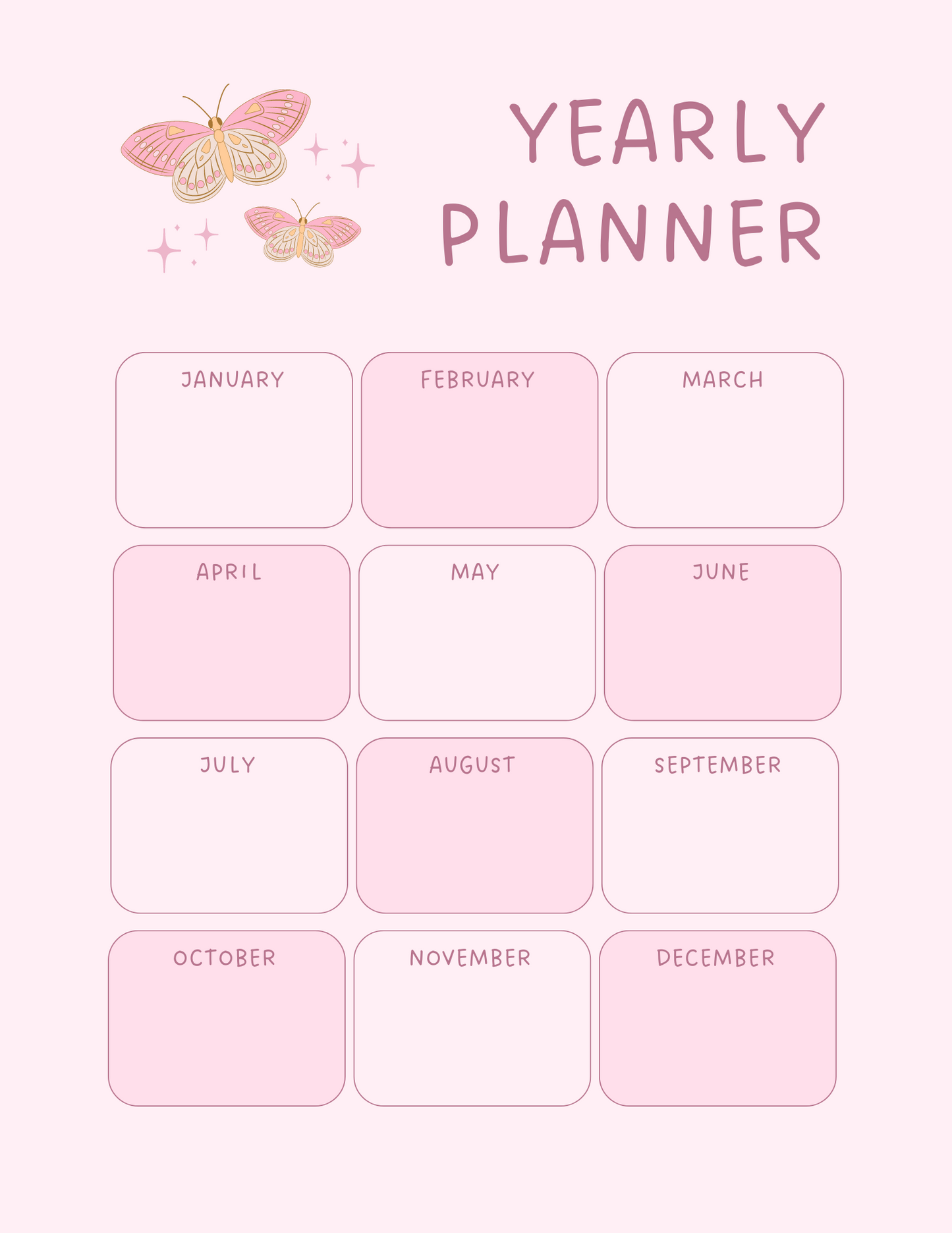 Pretty in Pink 2025 Digital Planner: Organize Your Life in Style