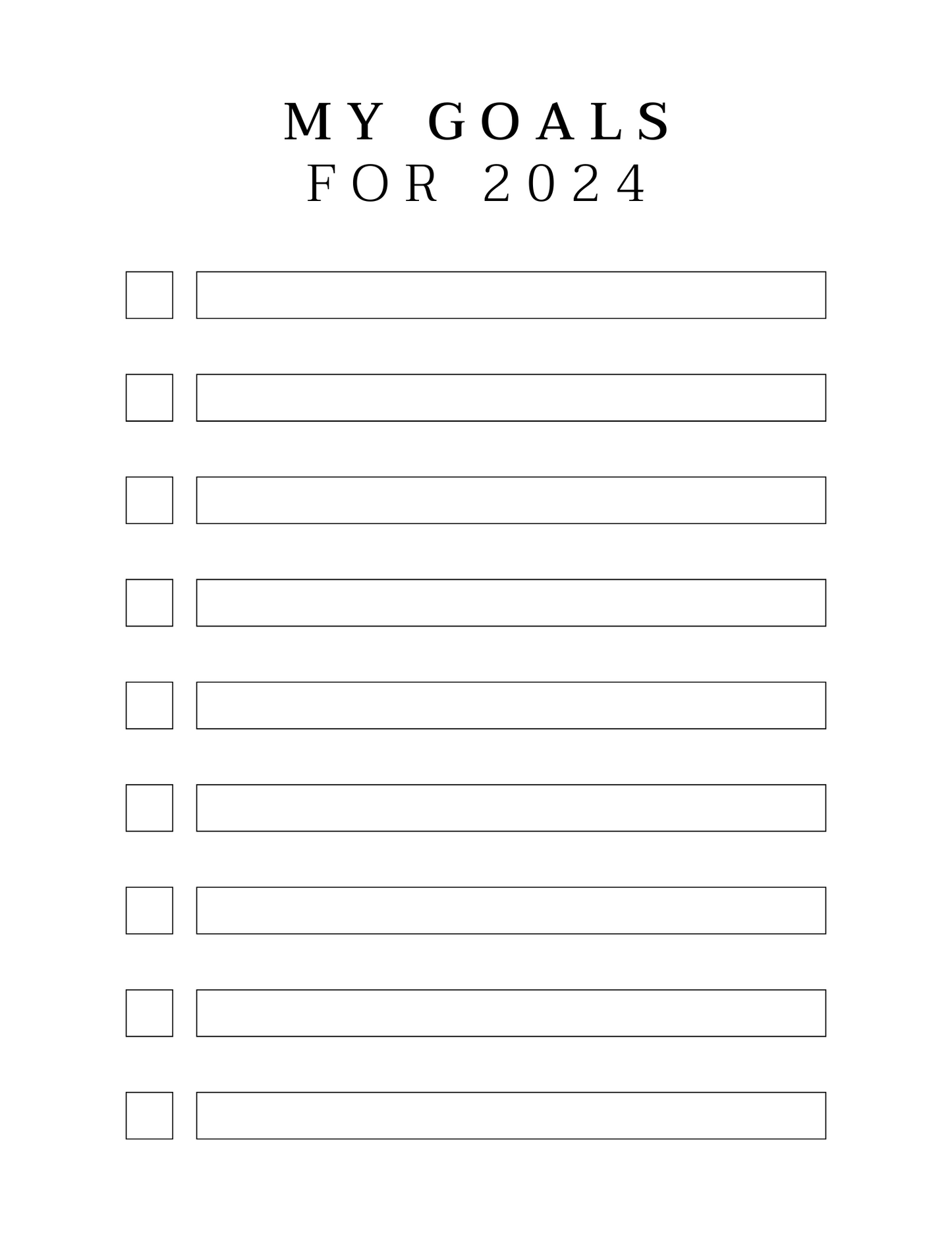 Digital Personal Planner 2024