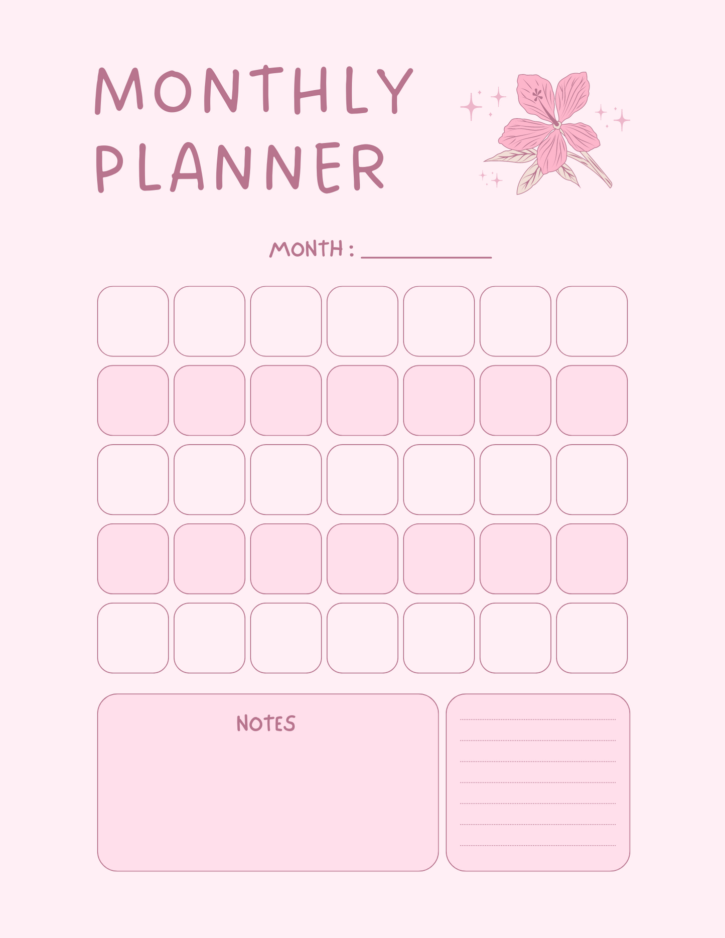 Pretty in Pink 2025 Digital Planner: Organize Your Life in Style