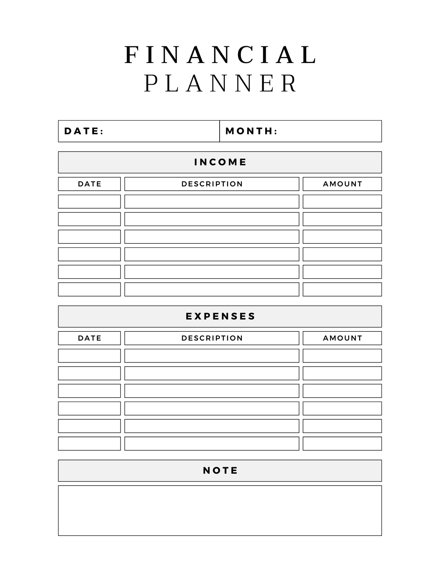 Digital Personal Planner 2024