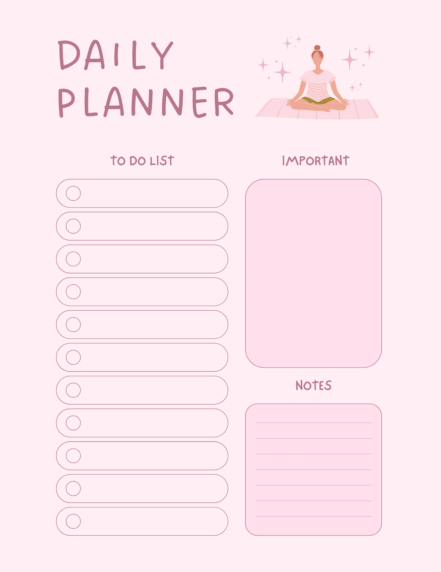 Pretty in Pink 2025 Digital Planner: Organize Your Life in Style