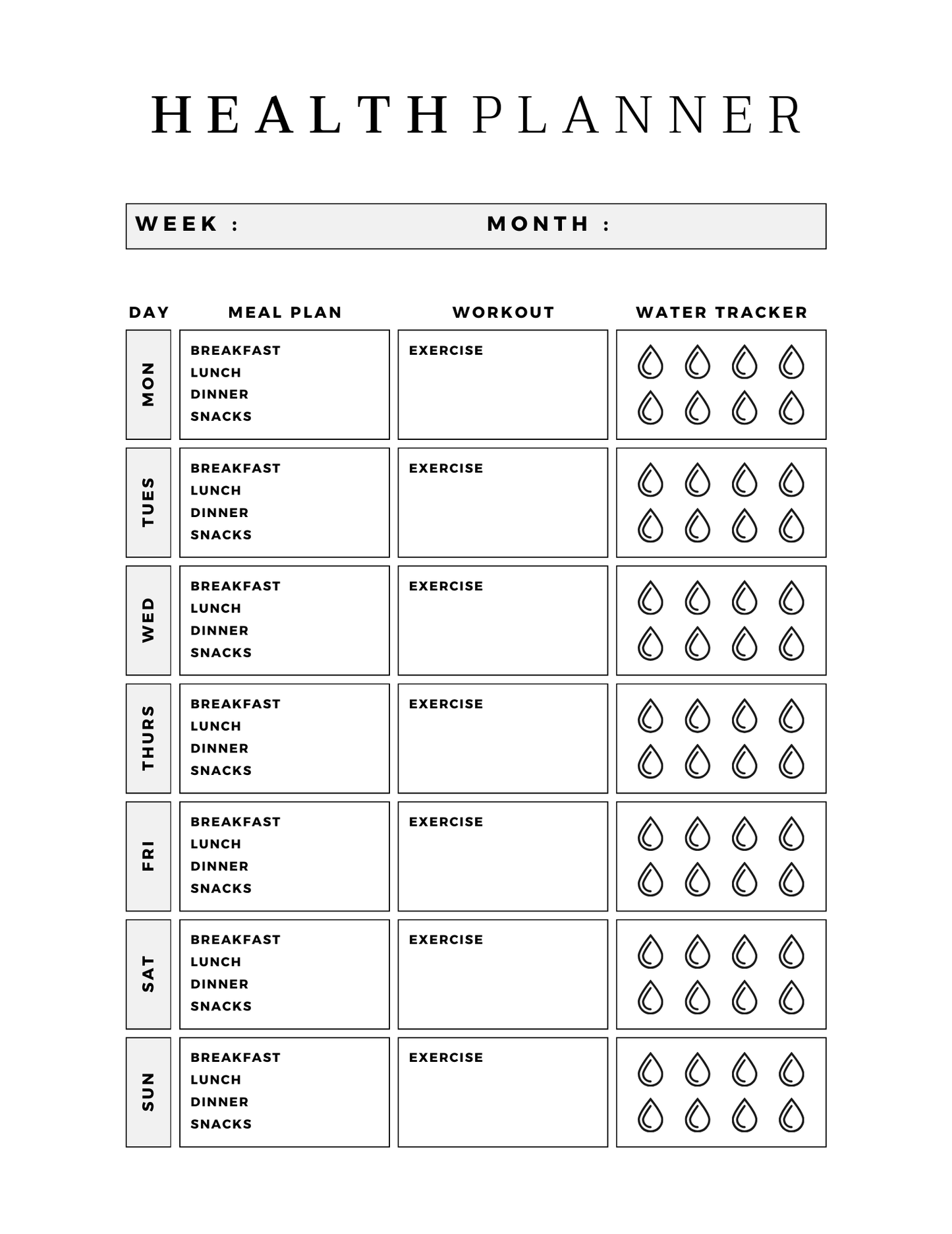 Digital Personal Planner 2024